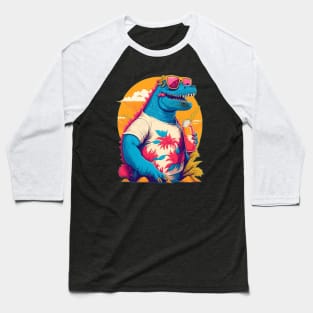 Retro Godzilla Baseball T-Shirt